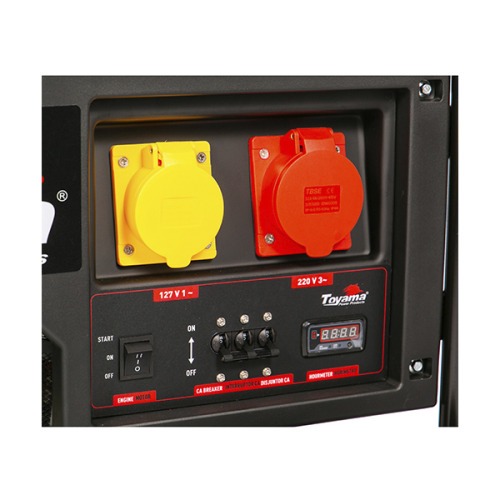 Gerador de energia 11,25 kva a gasolina partida elétrica trifásico - TG10000CXE3D-XP Gerador de energia 11,25 kva a gasolina partida elétrica trifásico - TG10000CXE3D-XP