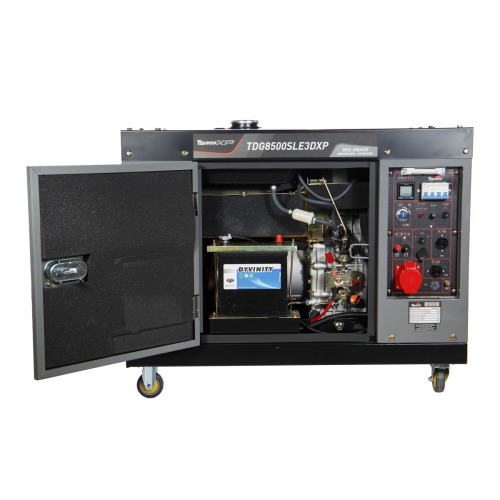 Gerador de energia 7,5 Kva a diesel cabinado  - TDG8500SLE3DXP Gerador de energia 7,5 Kva a diesel cabinado  - TDG8500SLE3DXP