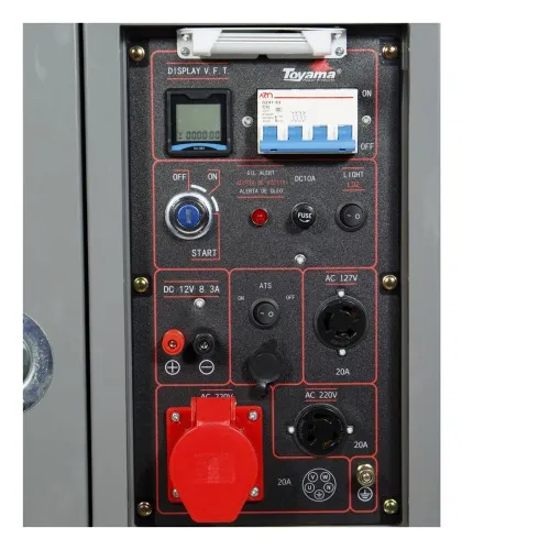 Gerador de energia 7,5 Kva a diesel cabinado trifásico 220V