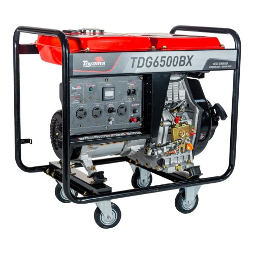 Gerador de energia 5,5 kva a diesel bivolt partida manual - TDG6500BX  110V/220V Gerador de energia 5,5 kva a diesel bivolt partida manual - TDG6500BX  110V/220V