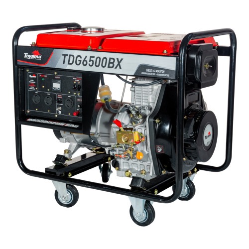 Gerador de energia 5,5 kva a diesel bivolt partida manual - TDG6500BX  110V/220V Gerador de energia 5,5 kva a diesel bivolt partida manual - TDG6500BX  110V/220V
