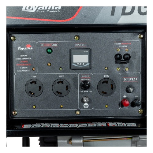 Gerador de energia 5,5 kva a diesel bivolt partida manual - TDG6500BX  110V/220V Gerador de energia 5,5 kva a diesel bivolt partida manual - TDG6500BX  110V/220V