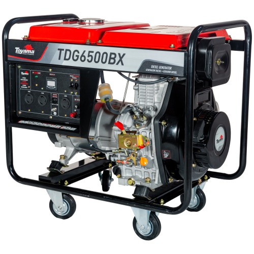 Gerador de energia 5,5 kva a diesel bivolt partida manual - TDG6500BX  110V/220V Gerador de energia 5,5 kva a diesel bivolt partida manual - TDG6500BX  110V/220V