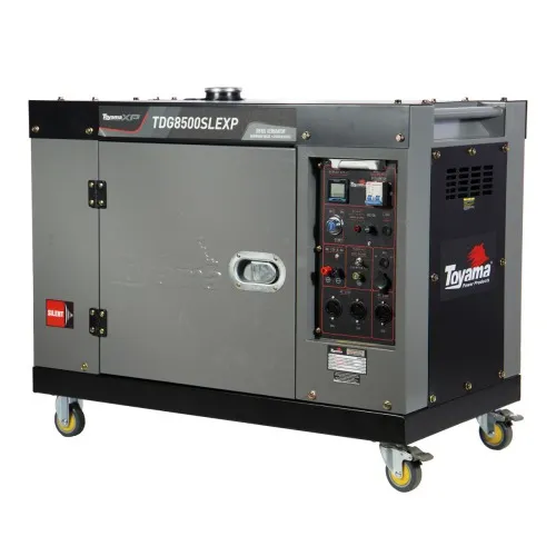 Gerador de energia 7 Kva a diesel cabinado bivolt partida elétrica com AVR - TDG8500SLEXP