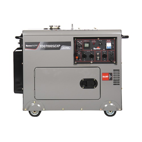 Gerador de energia 6 Kva a diesel cabinado bivolt partida eltrica com AVR - TDG7000SEXP  110V/220V