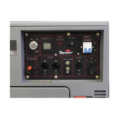 Gerador de energia 6 Kva a diesel cabinado bivolt partida elétrica com AVR - TDG7000SEXP  110V/220V