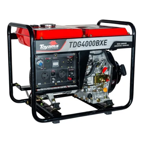 Gerador de energia 3,3 kva a diesel bivolt partida elétrica - TDG4000BXE  110V/220V