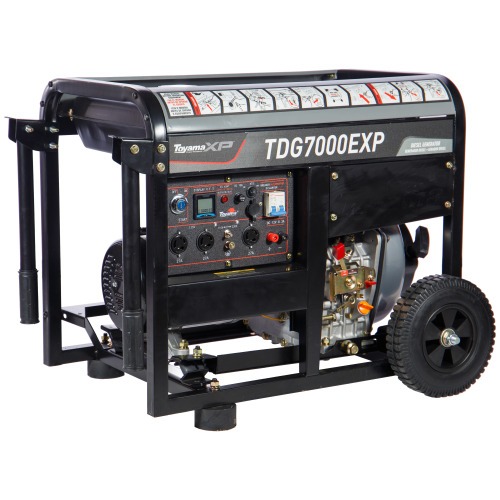 Gerador de energia 6 kva a diesel bivolt partida eltrica - TDG7000EXP  110V/220V