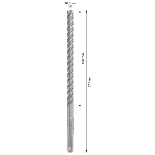 Broca de wídea para concreto 10 x 150 x 210 mm - SDS Plus Broca de wídea para concreto 10 x 150 x 210 mm - SDS Plus