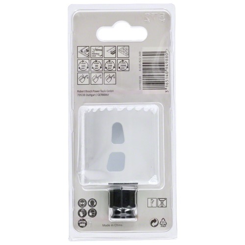 Serra copo 52 mm bimetal para madeiras e metais 