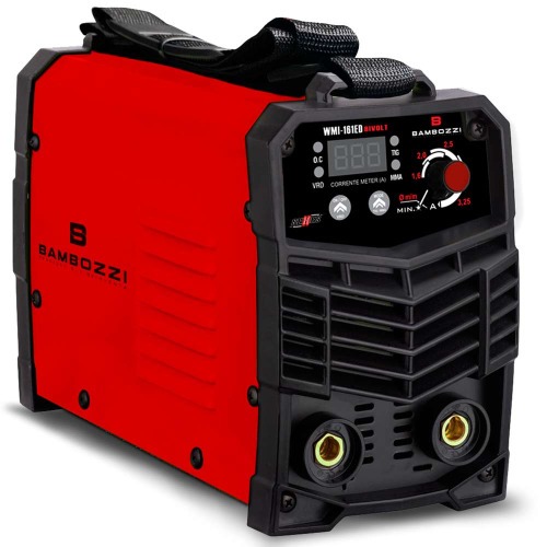 Inversora de solda digital 140A para eletrodo revestido + maleta - WMI 161ED  110V/220V Inversora de solda digital 140A para eletrodo revestido + maleta - WMI 161ED  110V/220V