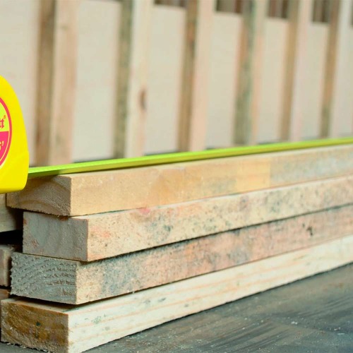 Trena com fita de ao 19 mm x 5 m com trava - TS34-5ME