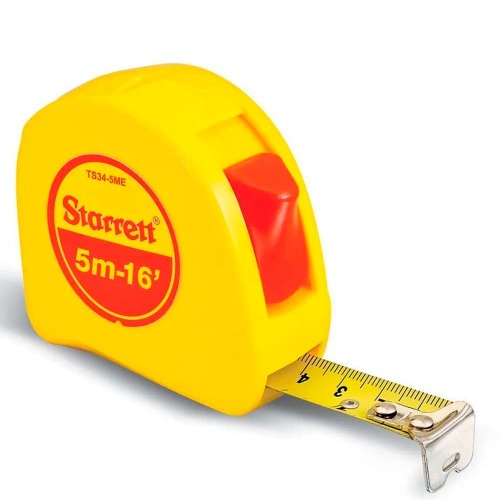 Trena com fita de ao 19 mm x 5 m com trava - TS34-5ME