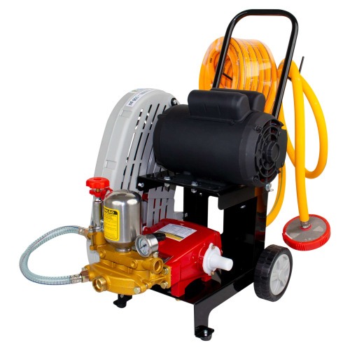 Lavadora de alta vazão média pressão 550 libras 3 hp com mangueira - EL-4000V3  110V/220V Lavadora de alta vazão média pressão 550 libras 3 hp com mangueira - EL-4000V3  110V/220V