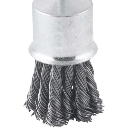 Escova de aço torcido tipo pincel 25 mm Escova de aço torcido tipo pincel 25 mm