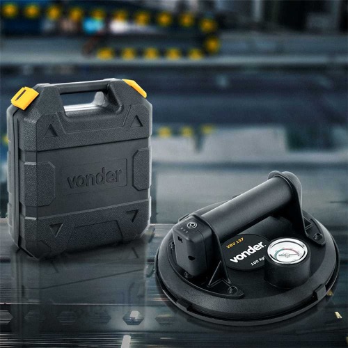 Ventosa com bomba de vácuo a bateria 3,7V com maleta Ventosa com bomba de vácuo a bateria 3,7V com maleta