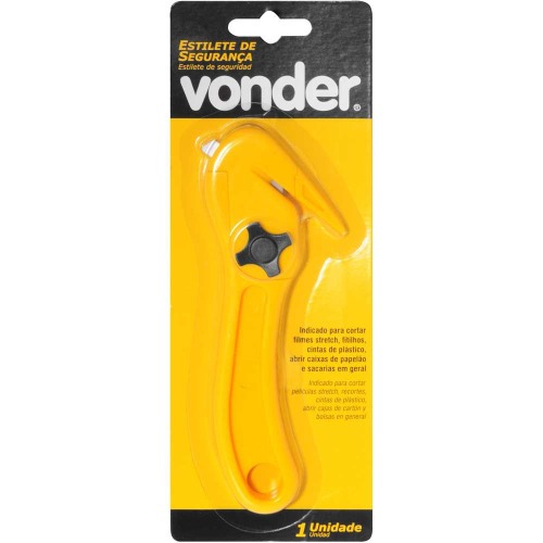 Estilete de seguran�a lamina reta