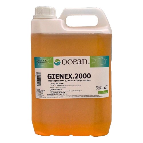 Desengraxante para limpeza de pisos e equipamentos 5 litros - 2000 Desengraxante para limpeza de pisos e equipamentos 5 litros - 2000