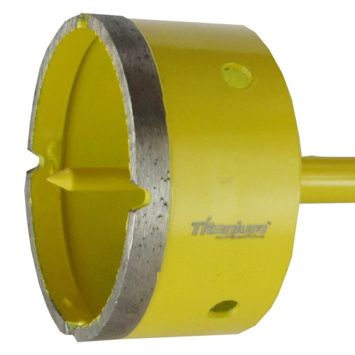 Serra copo diamantada 85 mm com haste encaixe 3/8