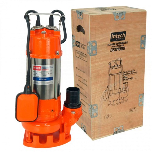 Bomba submersível 750 watts para Água Suja - BSD1000  220V Bomba submersível 750 watts para Água Suja - BSD1000  220V
