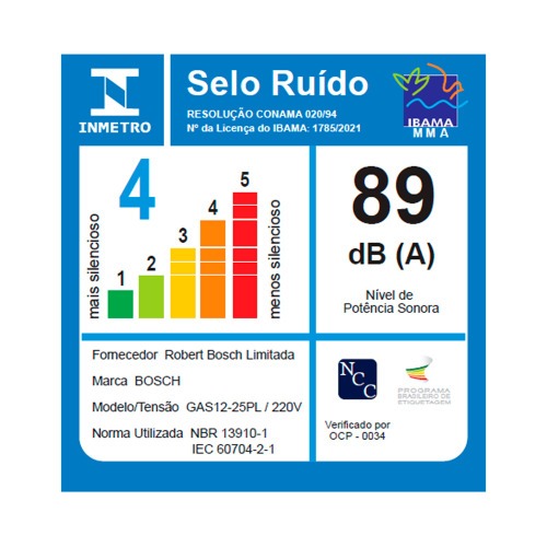 Aspirador de pó e líquido 1250 watts 21 litros - GAS15-25 220V Aspirador de pó e líquido 1250 watts 21 litros - GAS15-25 220V