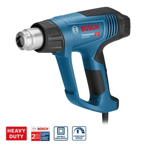 Soprador térmico 2000W 50 a 630°C 2 estágios com acessórios - GHG 20-63  220V