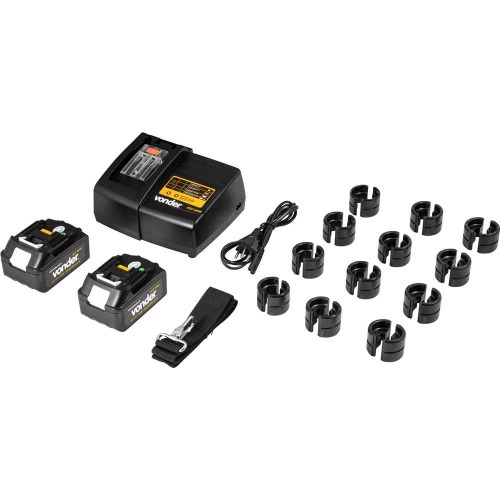 Alicate crimpador hidrulico a bateria 18V com 2 baterias e acessrios - ACV 400B  110V/220V