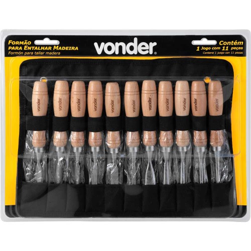 Jogo de formes para entalhe de 6 a 16 mm com 11 peas 