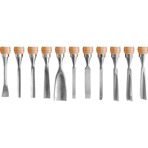 Jogo de formes para entalhe de 6 a 16 mm com 11 peas 