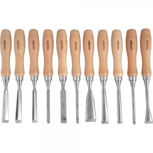 Jogo de formes para entalhe de 6 a 16 mm com 11 peas 