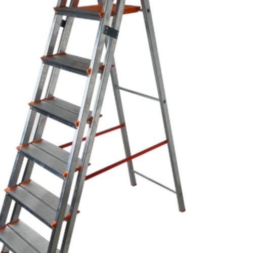 Escada de alumnio com 6 degraus duplos residencial - EMD006	