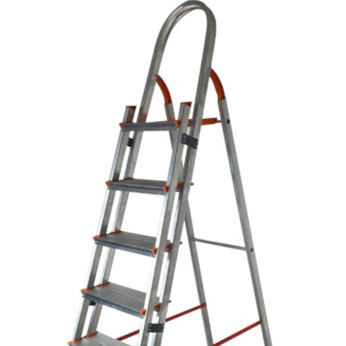 Escada de alumnio com 7 degraus duplos residencial - EMD007