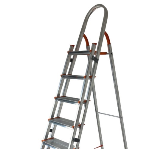 Escada de alumínio com 8 degraus duplos residencial - EMD008 Escada de alumínio com 8 degraus duplos residencial - EMD008