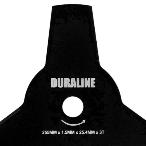Lâmina para roçadeira 3 pontas 255 mm x 1,5 mm x 1 Lâmina para roçadeira 3 pontas 255 mm x 1,5 mm x 1