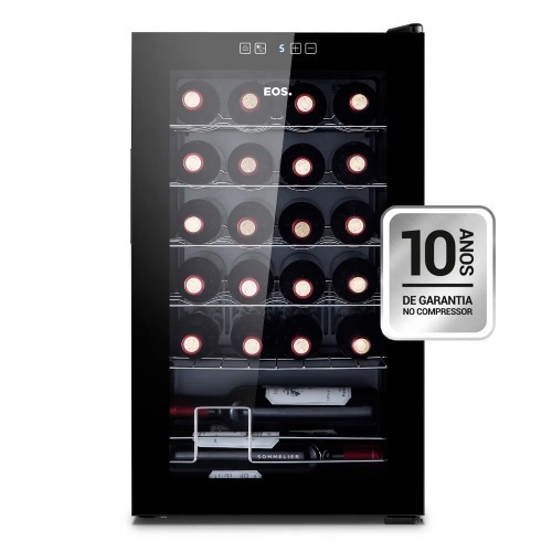 Adega climatizada para 24 garrafas compressor Sommelier - EAC24G  220V Adega climatizada para 24 garrafas compressor Sommelier - EAC24G  220V