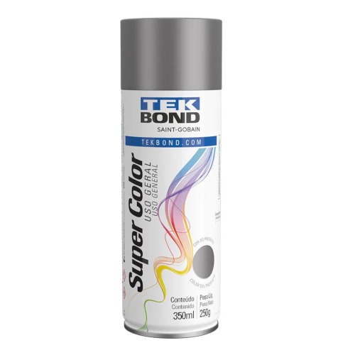 Tinta spray para uso geral 350 ml - Super color Tinta spray para uso geral 350 ml - Super color