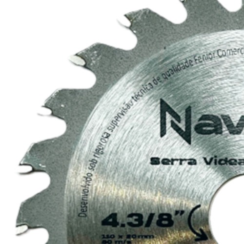 Disco de serra para madeira 110 x 20 mm 24 dentes - 06059 Disco de serra para madeira 110 x 20 mm 24 dentes - 06059