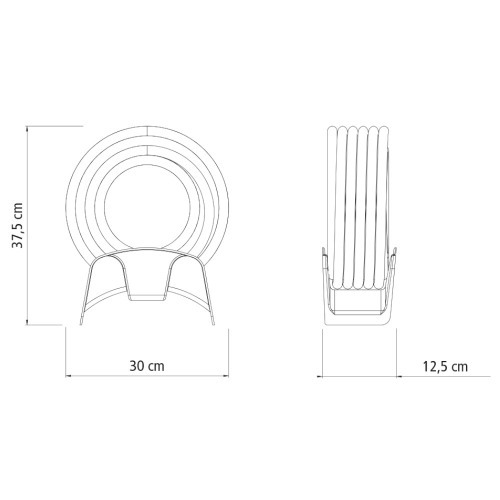 Mangueira para jardim 25 m com engates e suporte verde Mangueira para jardim 25 m com engates e suporte verde