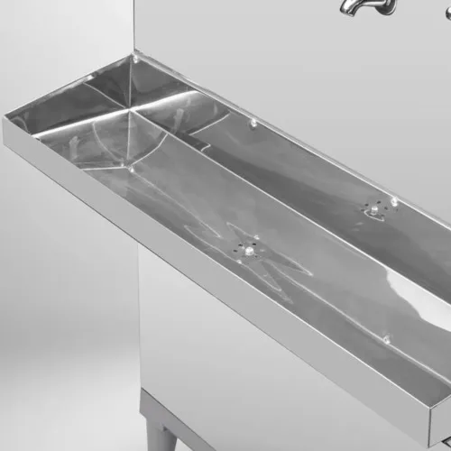 Bebedouro industrial de coluna 200 litros em aço inox   220V