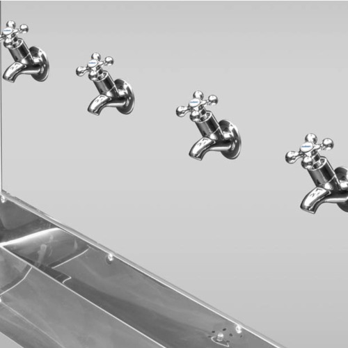 Bebedouro industrial de coluna 200 litros em aço inox   220V Bebedouro industrial de coluna 200 litros em aço inox   220V