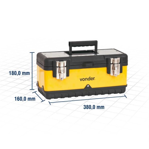 Caixa met�lica para ferramentas e equipamentos - CMV 0380
