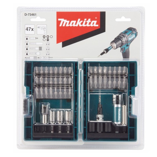 Jogo de bits e ponteiras 47 pe�as com maleta - D-73461