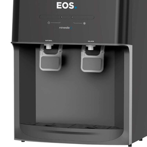 Bebedouro de mesa refrigerado eletrnico preto Mineralle - EBE03P  110V/220V