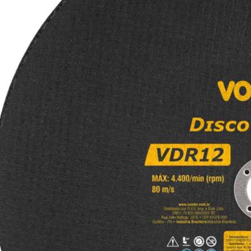 Disco de corte para metal 356 x 3,2 x 25,40 mm - VDR 12