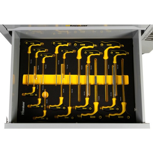 Carrinho para ferramentas com 7 gavetas e 258 ferramentas - Work Station