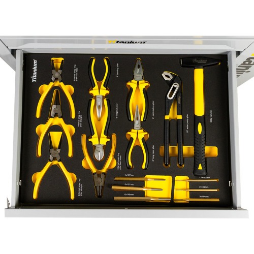 Carrinho para ferramentas com 7 gavetas e 258 ferramentas - Work Station