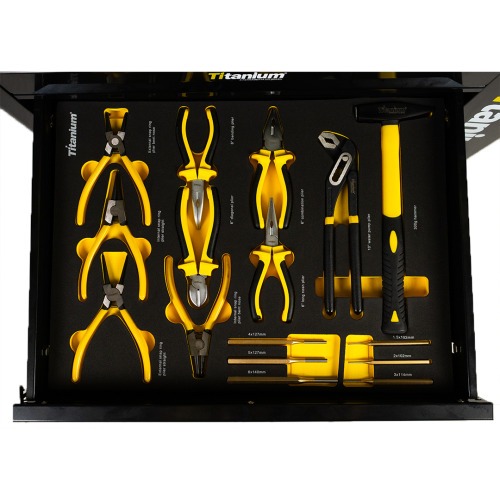 Carrinho para ferramentas com 7 gavetas e 258 ferramentas - Work Station