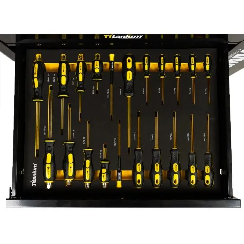 Carrinho para ferramentas com 7 gavetas e 258 ferramentas - Work Station