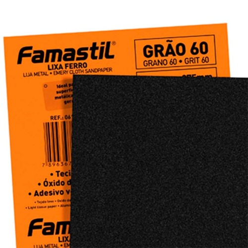 Kit 20 Folhas de lixa para ferro - F51.10