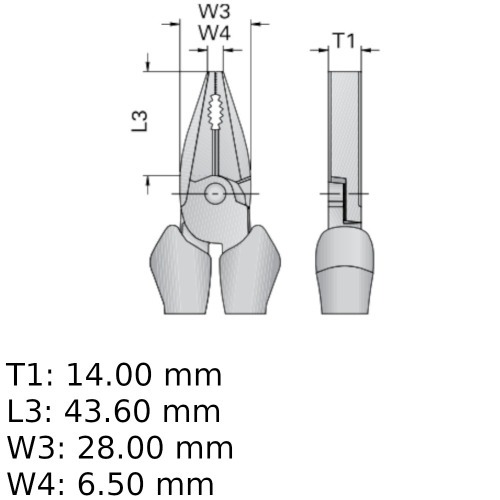 Alicate universal isolado 8 Alicate universal isolado 8